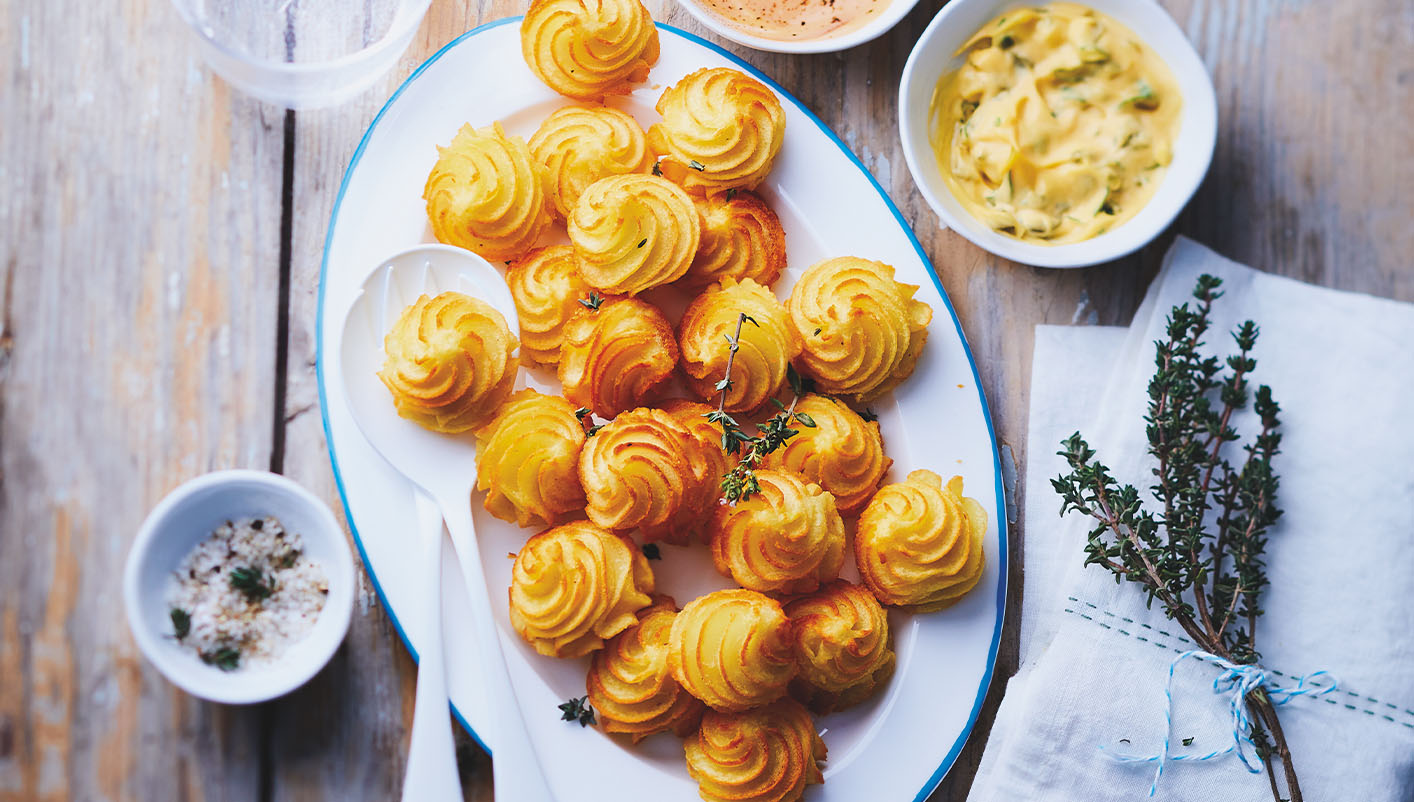 Pommes Duchesse surgelé, gamme Légumes, pommes de terre, pâtes sur Thiriet
