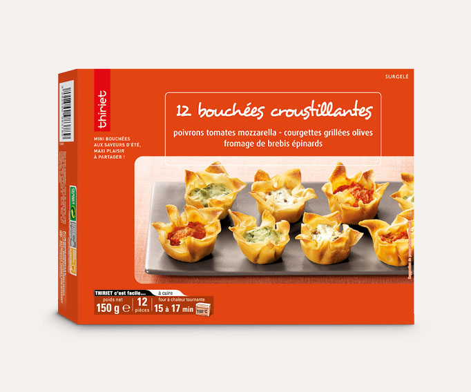 12 Bouchées croustillantes