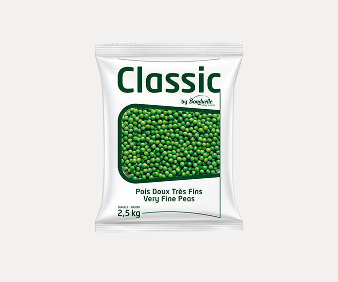 Petits pois doux très fins