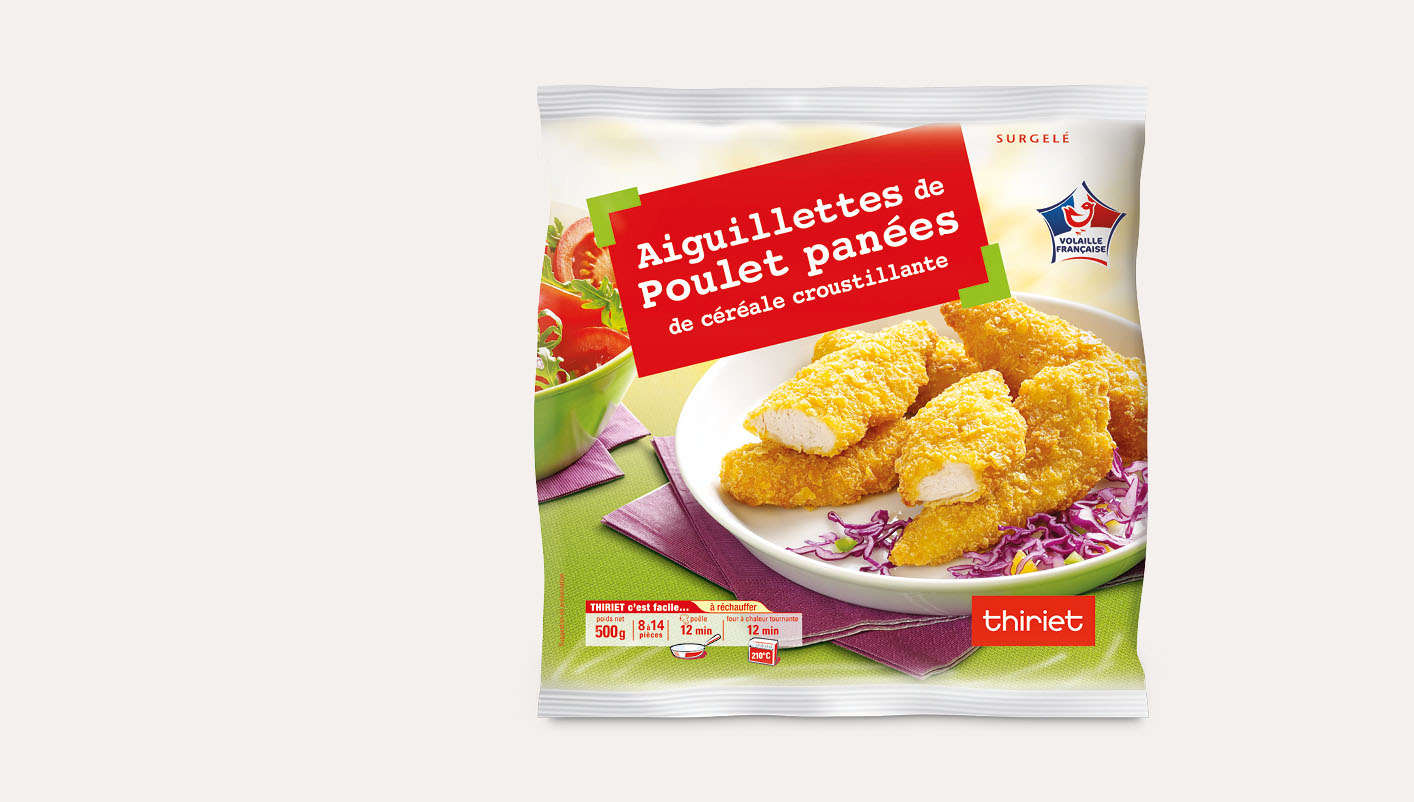 Aiguillettes de poulet panées