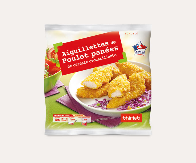 Aiguillettes de poulet panées