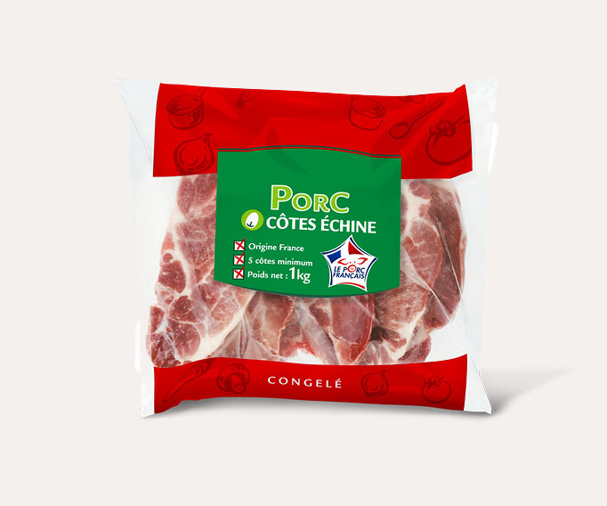 Côtes de porc échine
