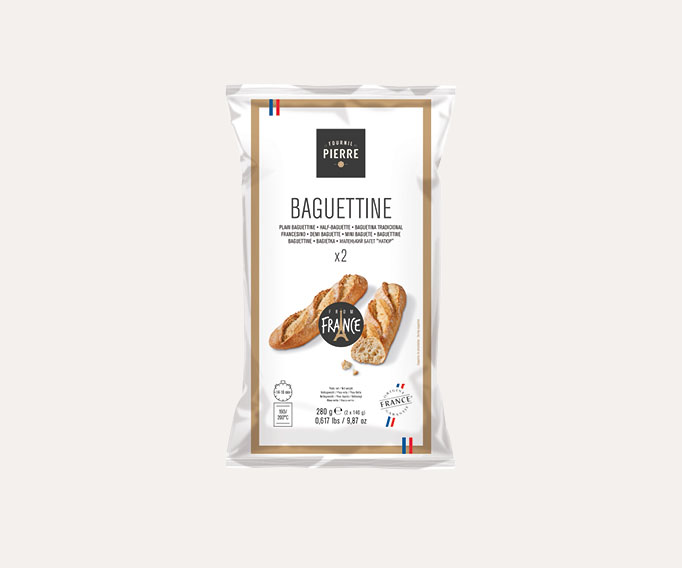 2 Demi-baguettes blanches classiques