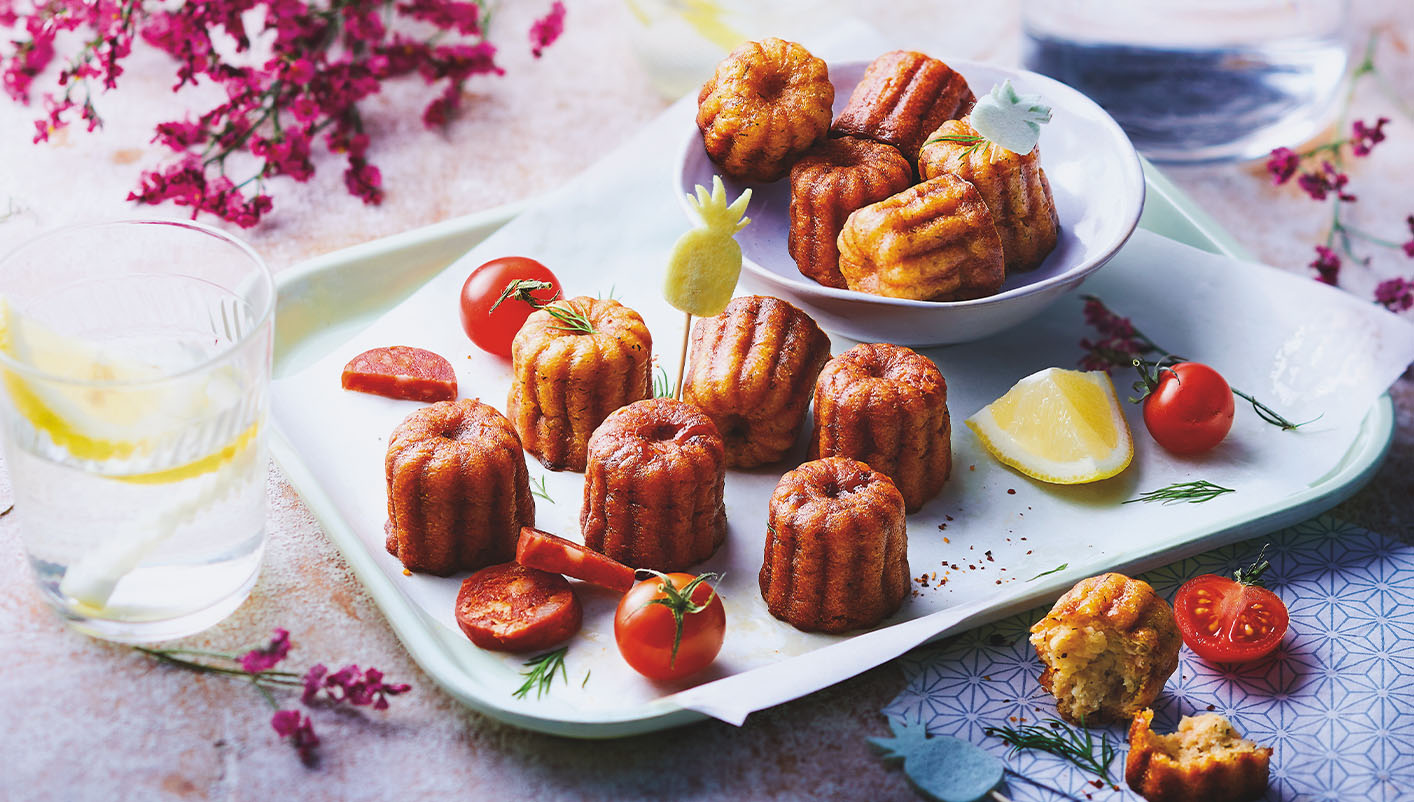 12 Mini cannelés apéritifs