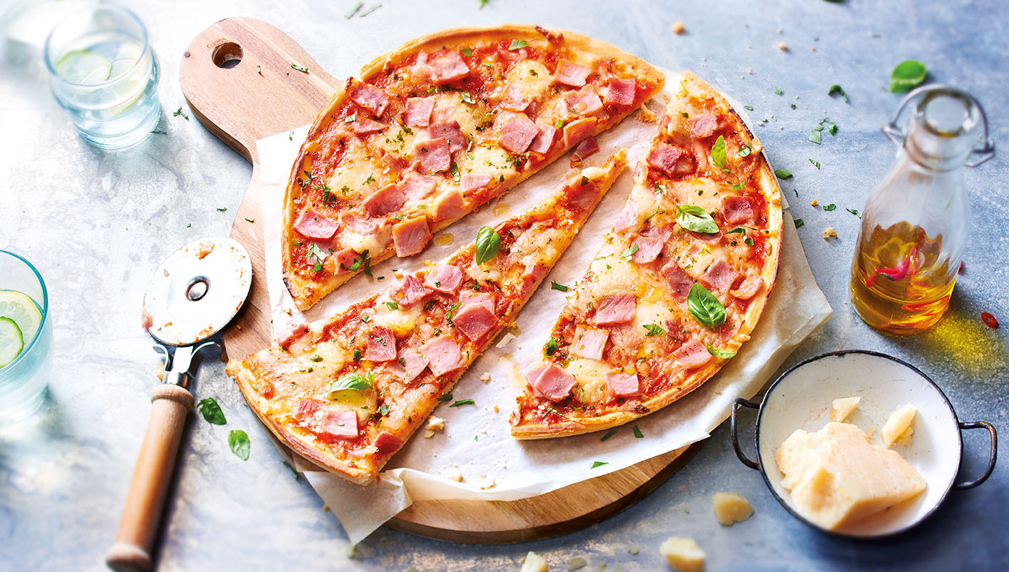 Pizza pâte fine Prosciutto