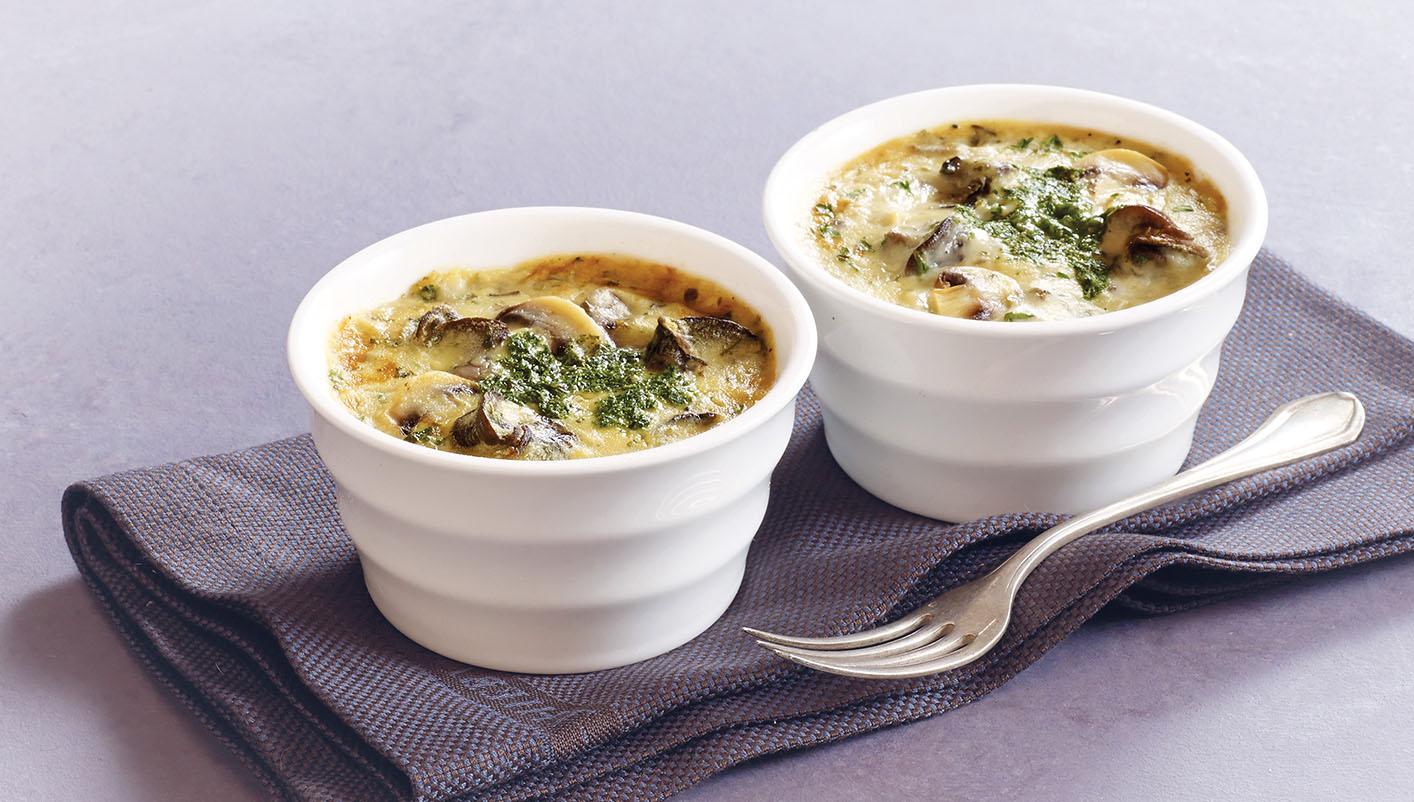 2 Cassolettes escargots de Bourgogne sauce Chablis