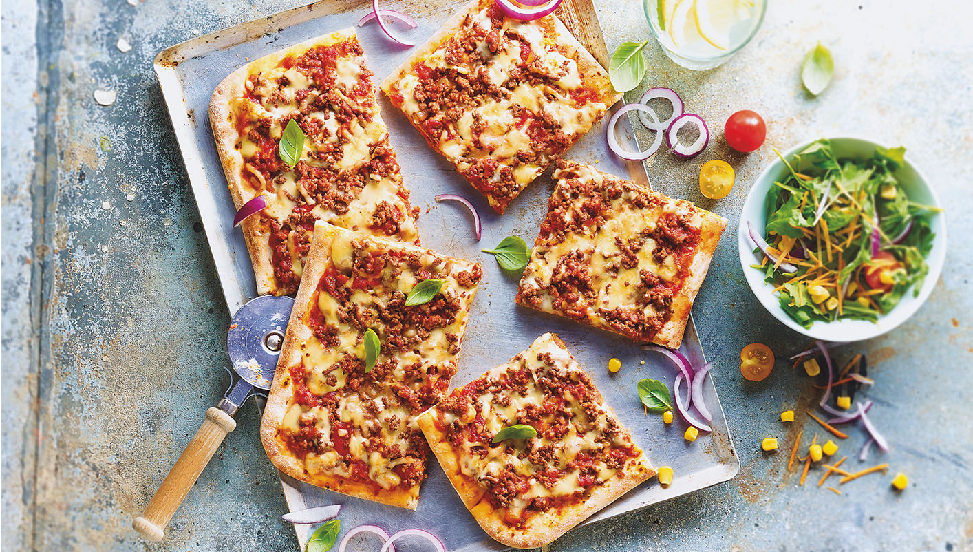 Pizza bolognaise Le lot de 2