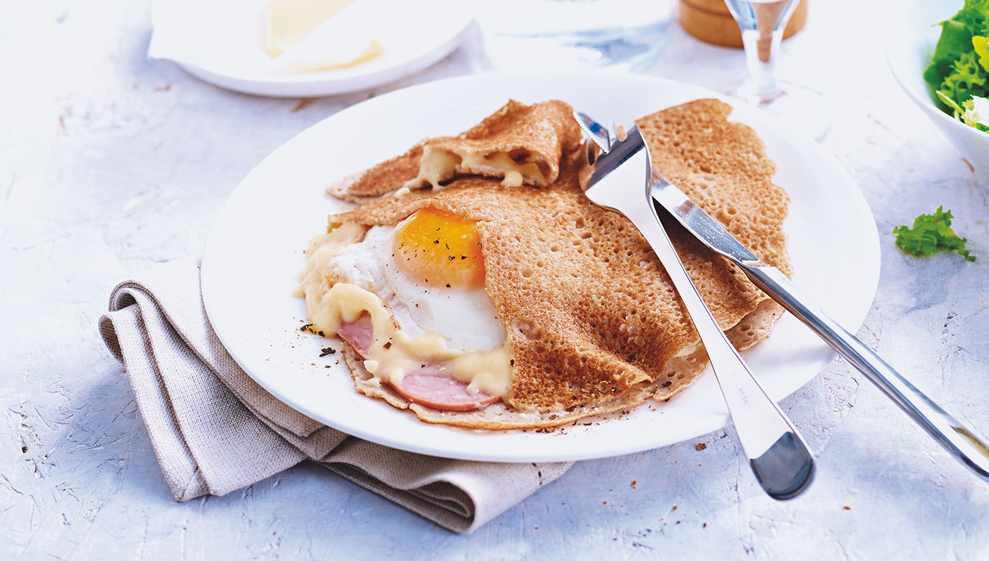 2 Galettes complètes œuf, jambon, emmental