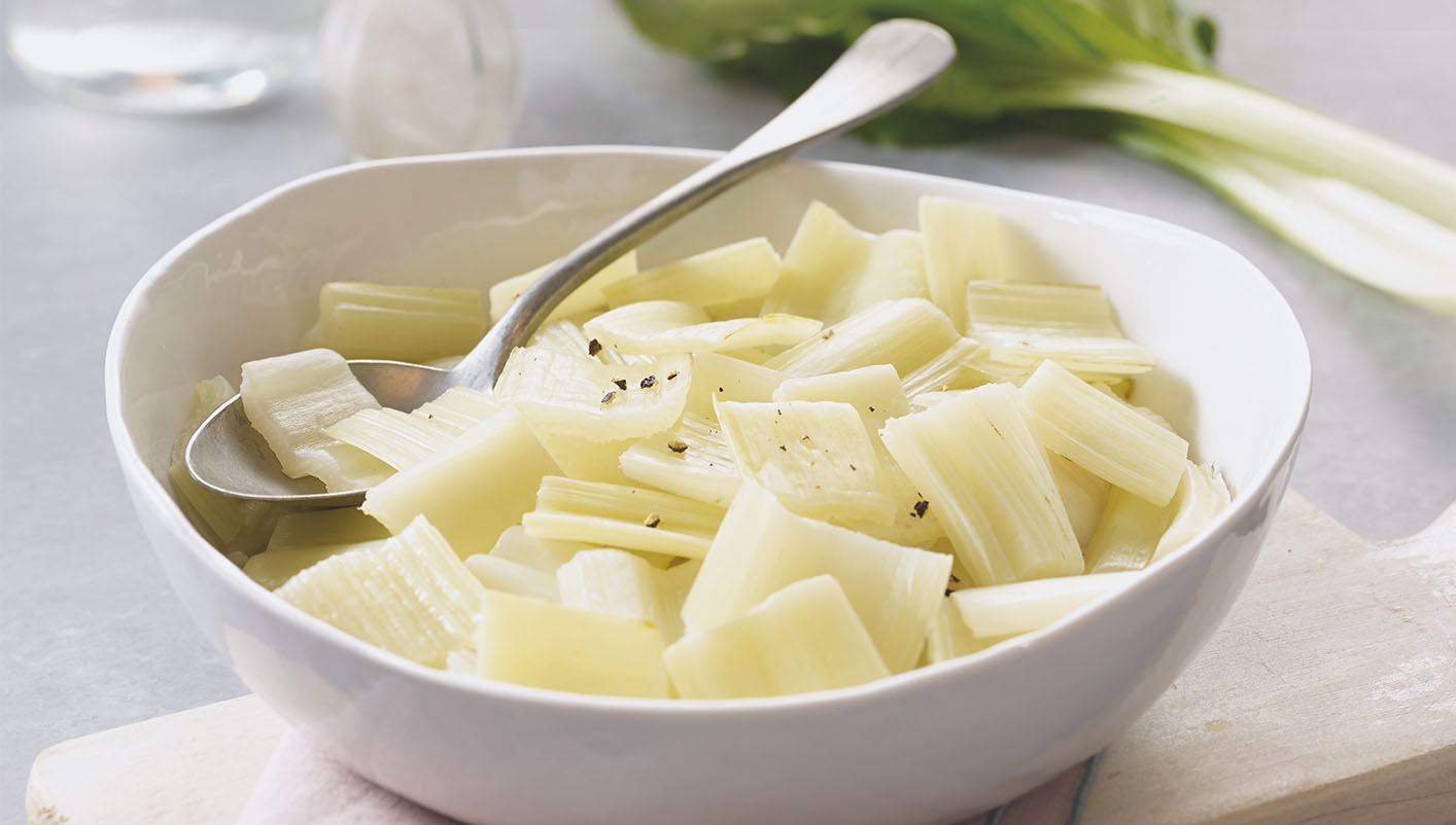 Côtes de blettes coupées