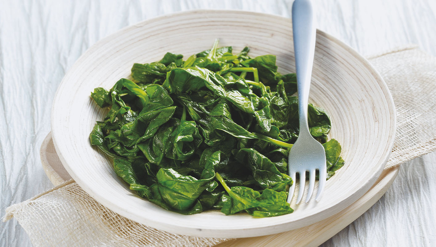 Epinards en branches biologiques