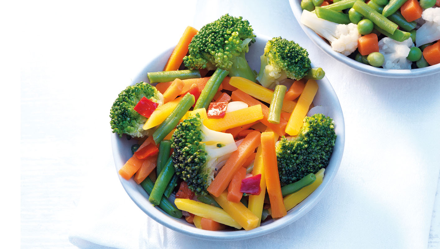 Sélection de légumes biologique