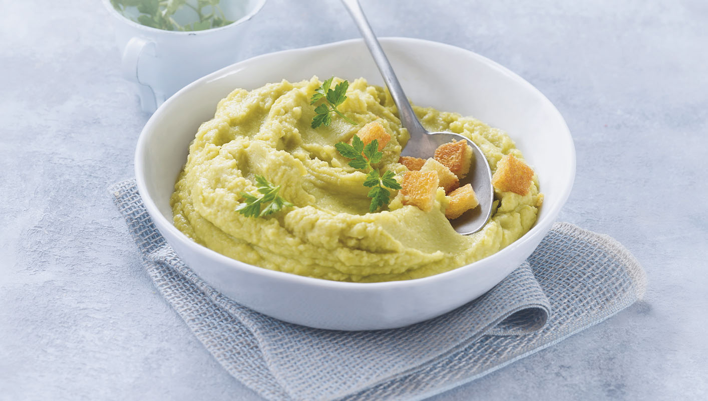 Purée 100 % pois cassés