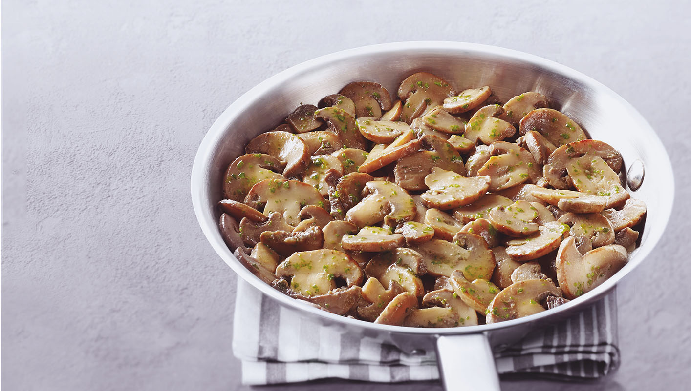 Poêlée de champignons de Paris en persillade Le 2ème à -50%