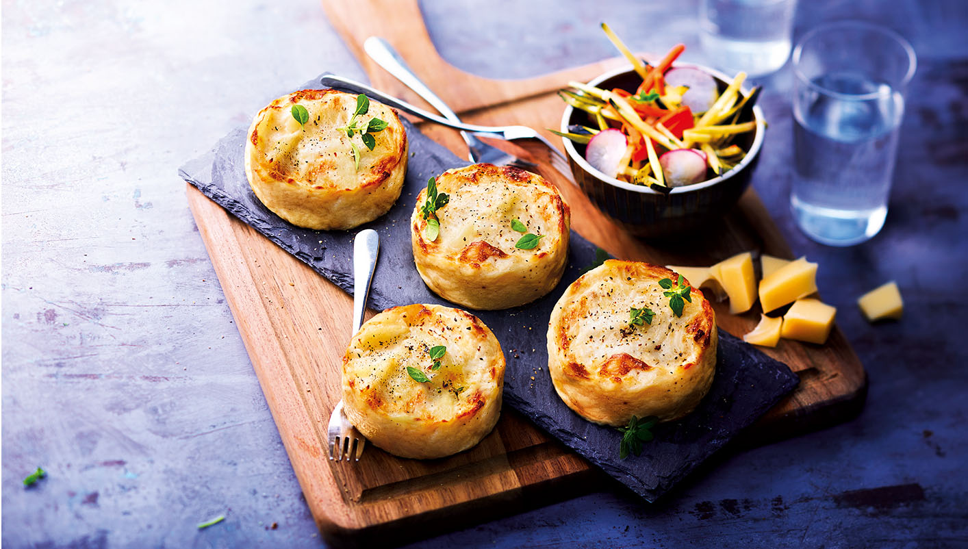 4 Mini gratins dauphinois Le 2ème à -50%