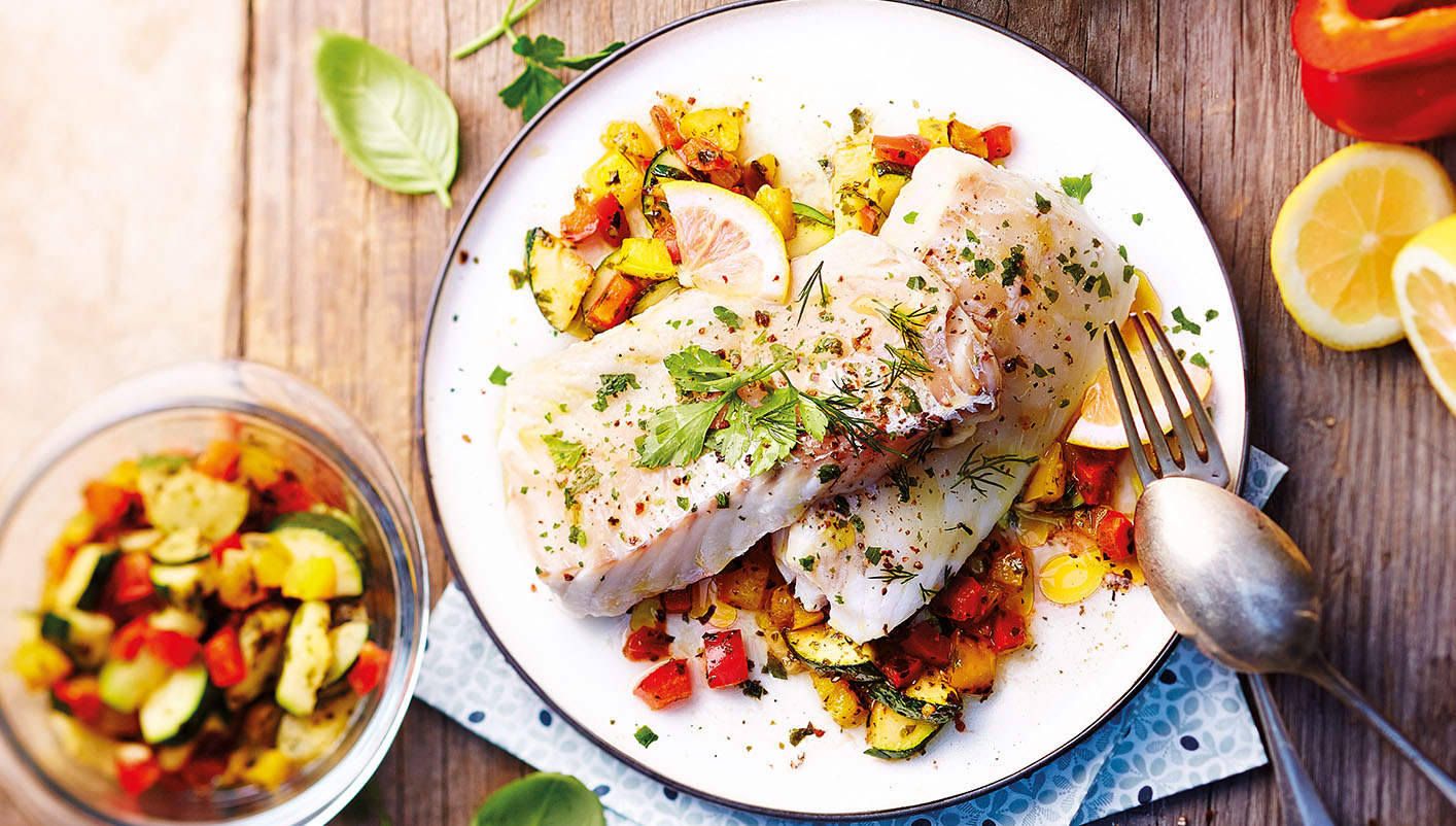 Filets d’églefin coupés en portions