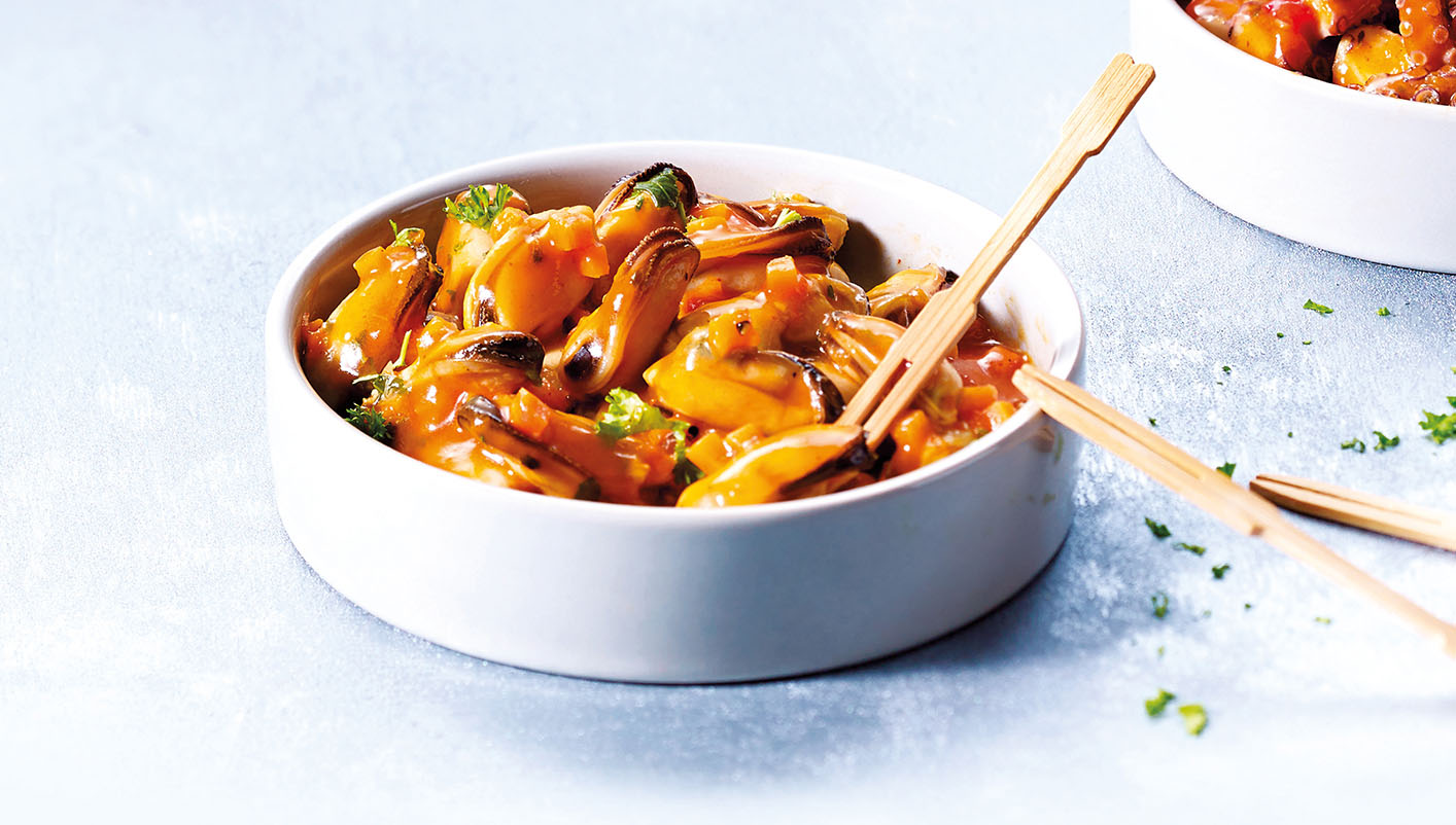 Moules à l'escabèche