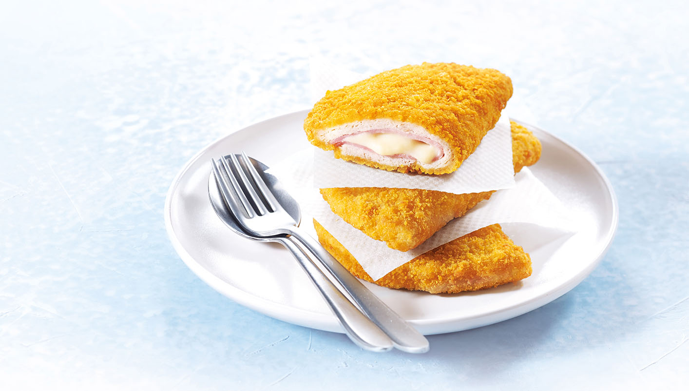 4 Escalopes cordons bleus de poulet