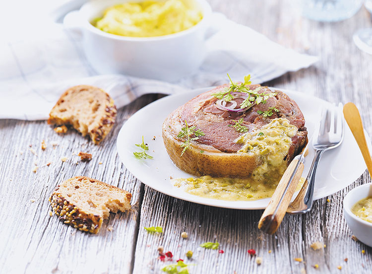 1 Tranche de tête de veau et sa sauce gribiche surgelé, gamme Viandes