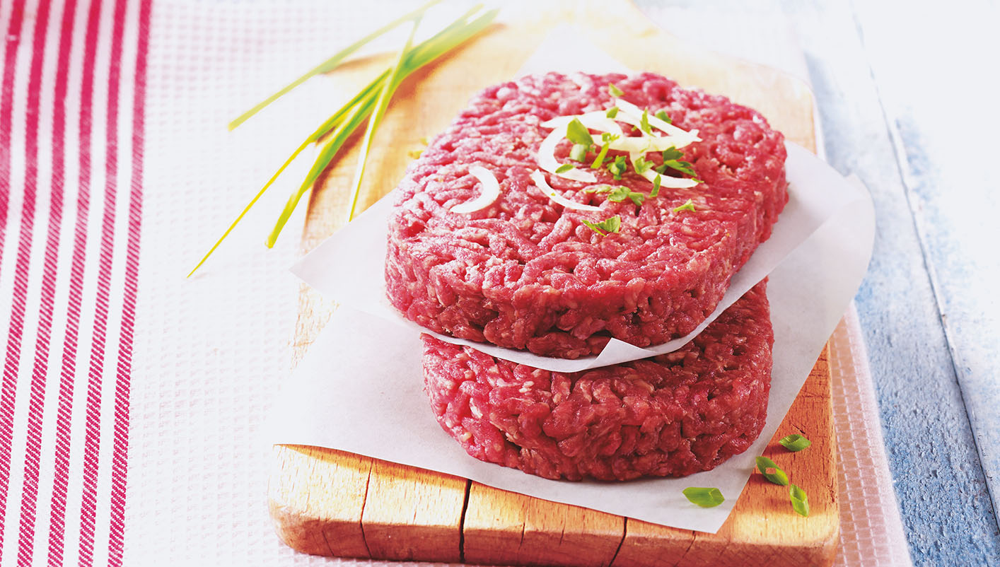 4 Steaks hachés pur boeuf 12% M.G. race Salers