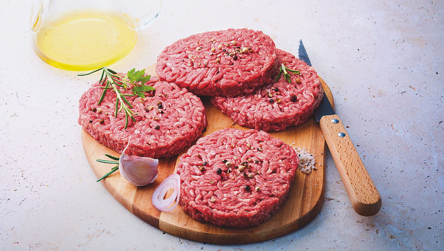 4 Steaks hachés façon bouchère pur bœuf 5% M.G. biologiques