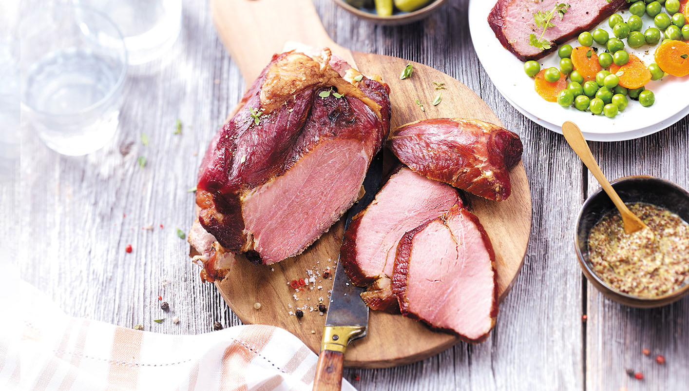 Demi palette de porc cuite fumée