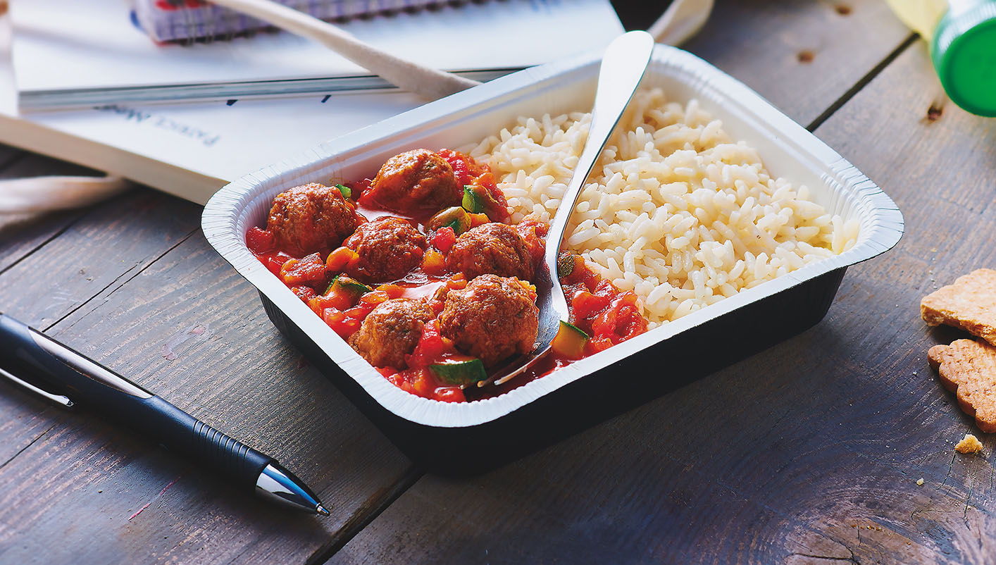 Plats cuisinés individuels au choix Le lot de 4