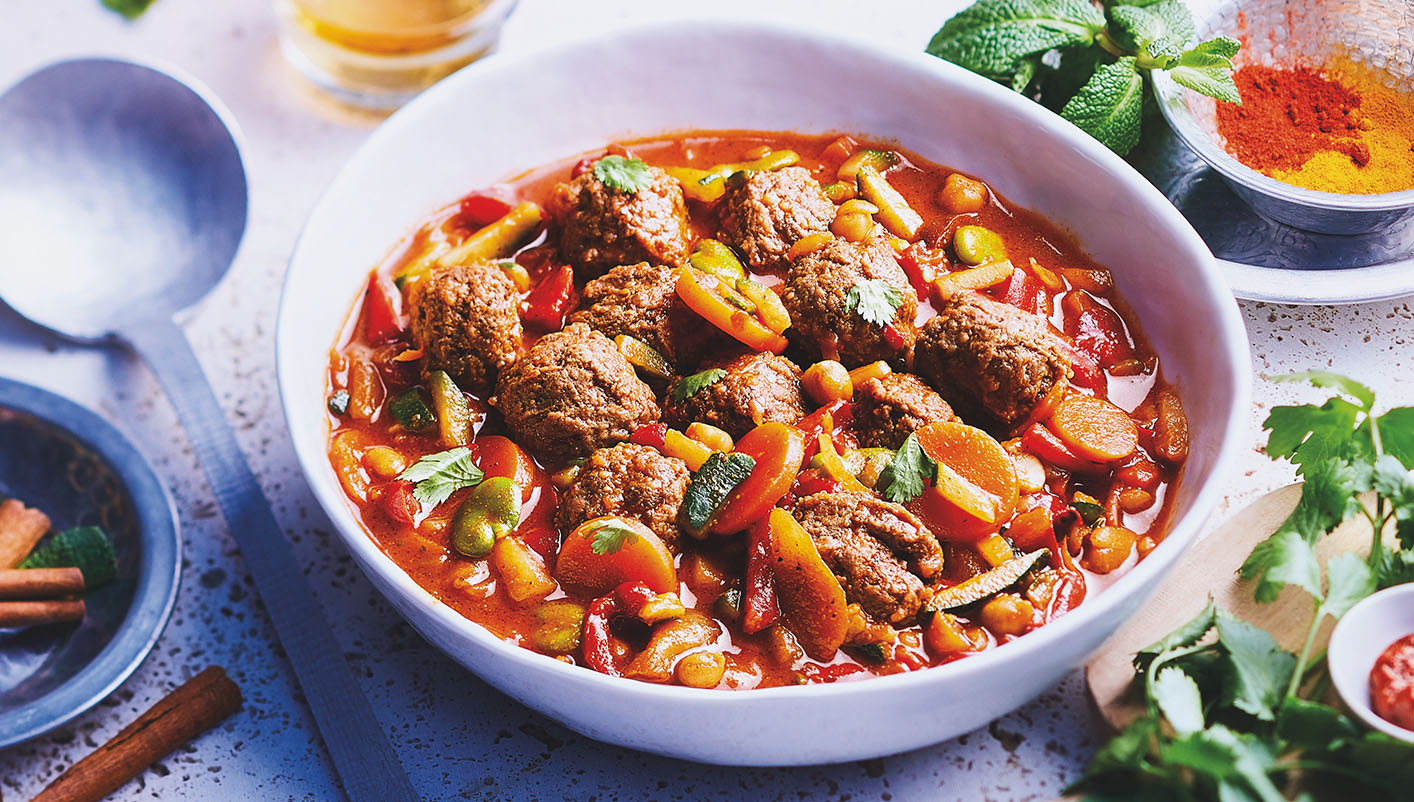 Légumes couscous et boulettes kefta Le 2ème à -50%