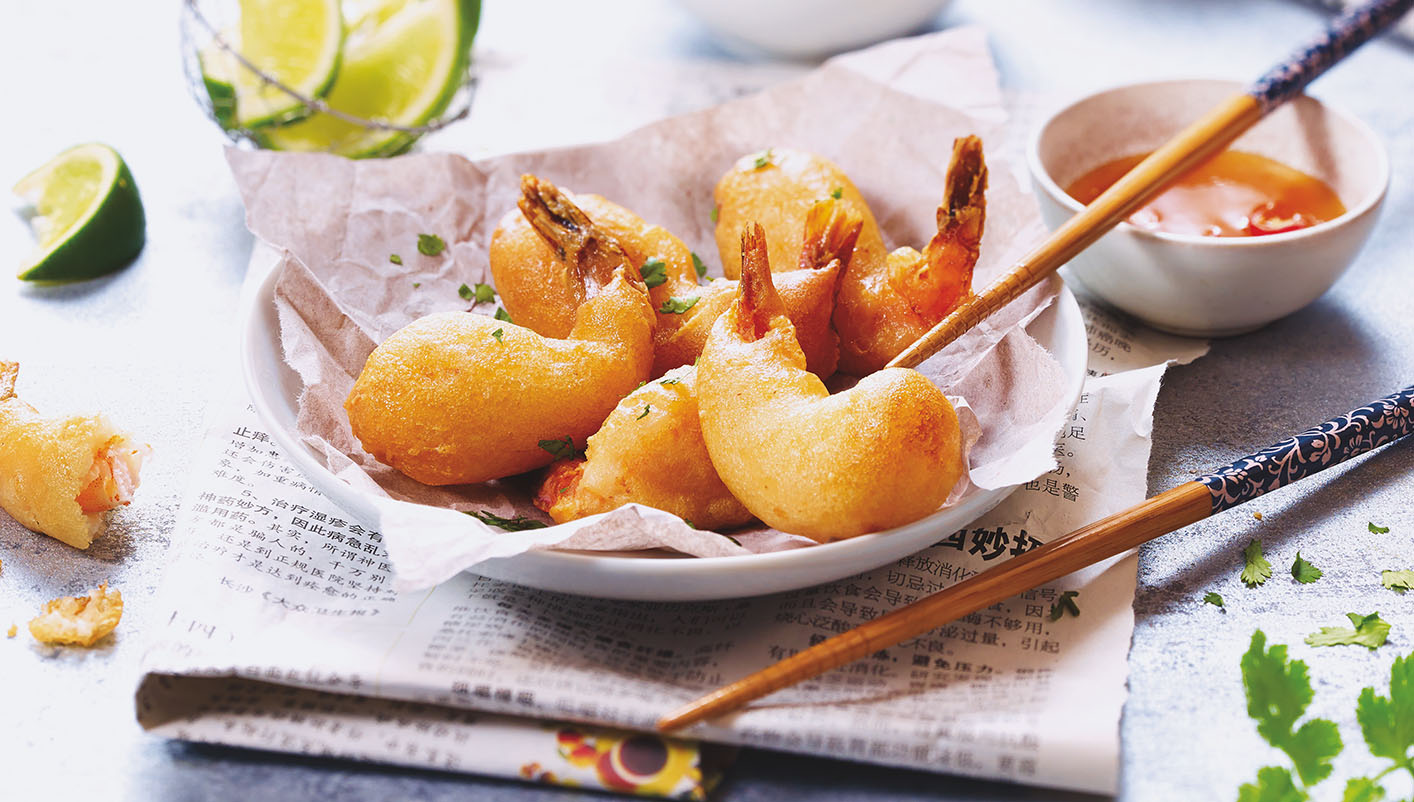 6 Beignets de crevette asiatiques