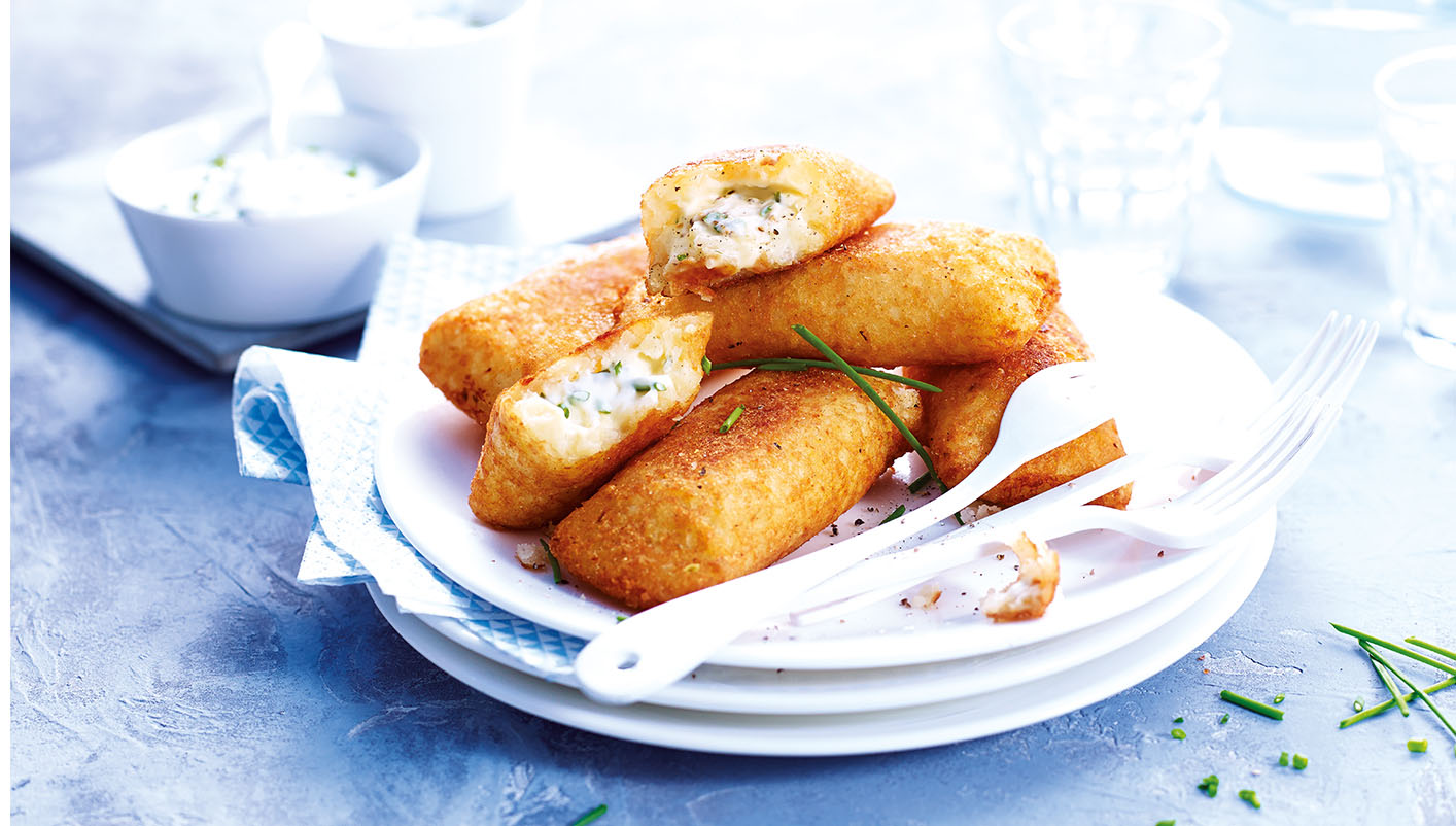 10 Chaussons parmentier fromage et fines herbes