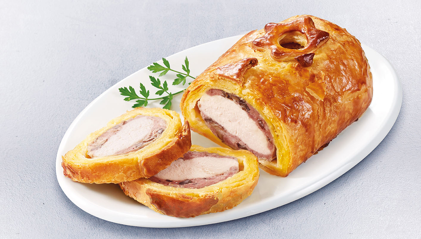 Filet de poulet en croûte