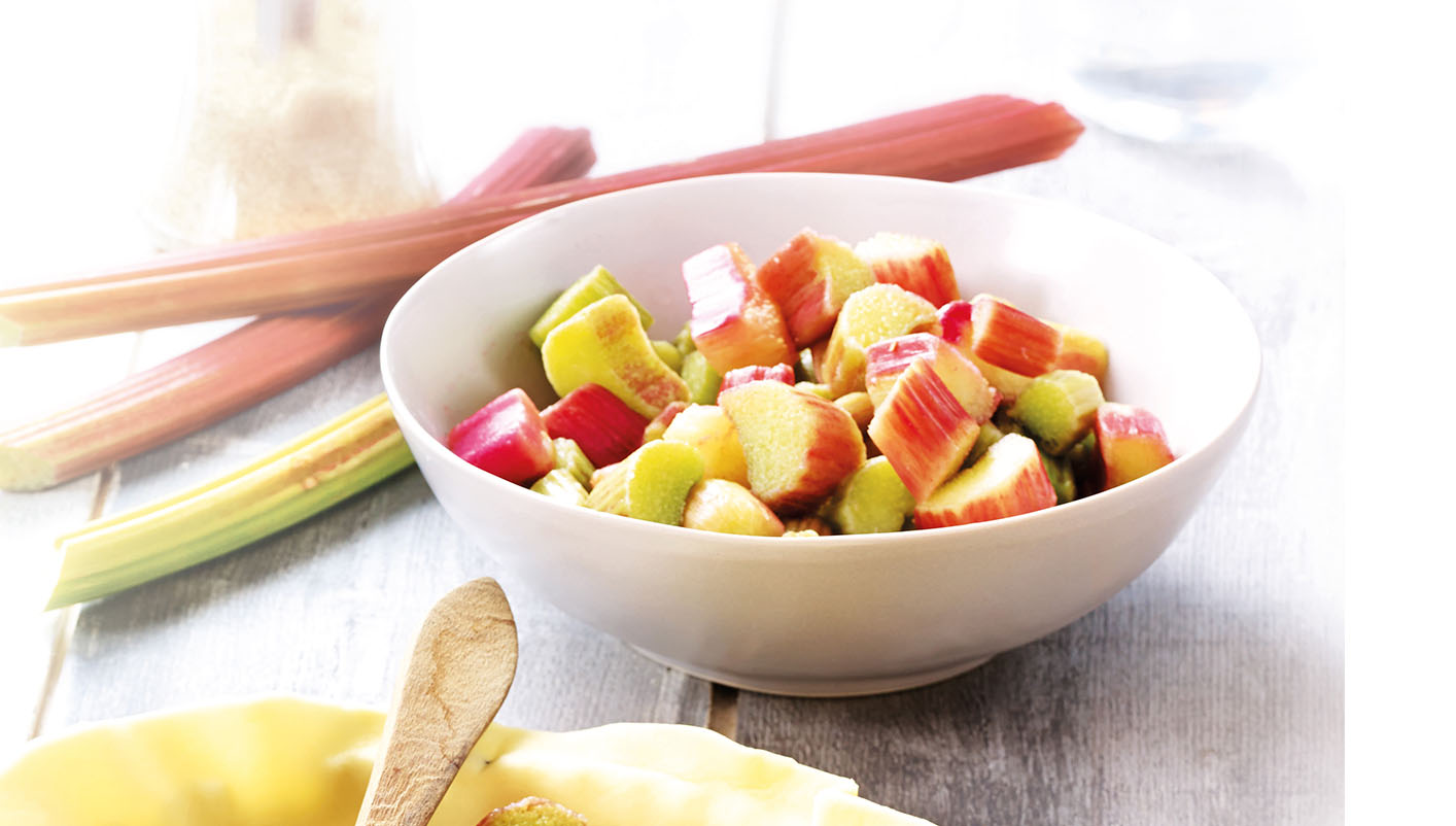 Rhubarbe en morceaux