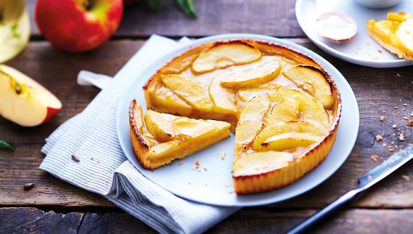 Tarte aux pommes biologique