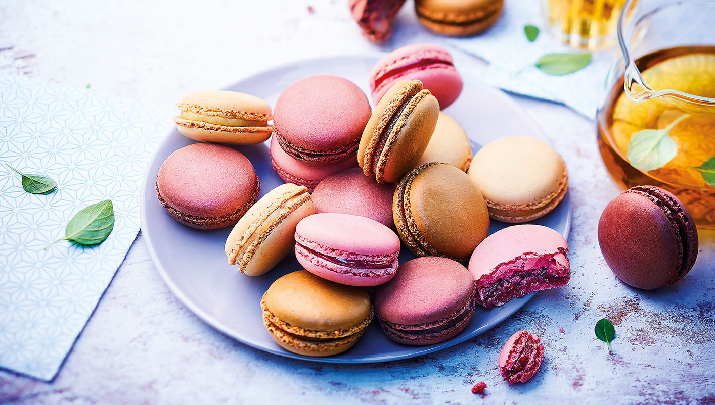 6 Macarons à la framboise