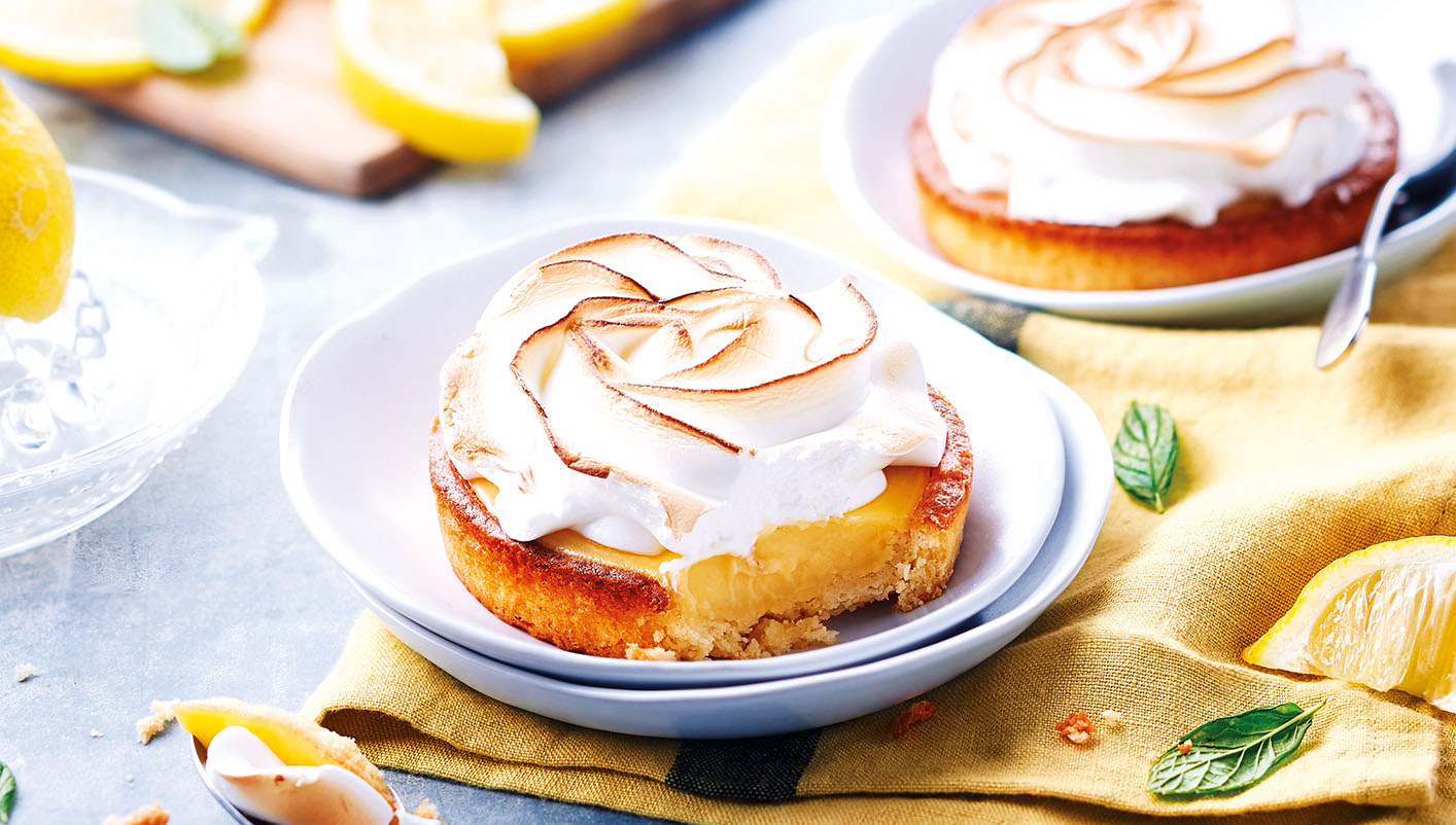 2 Tartelettes au citron meringuées