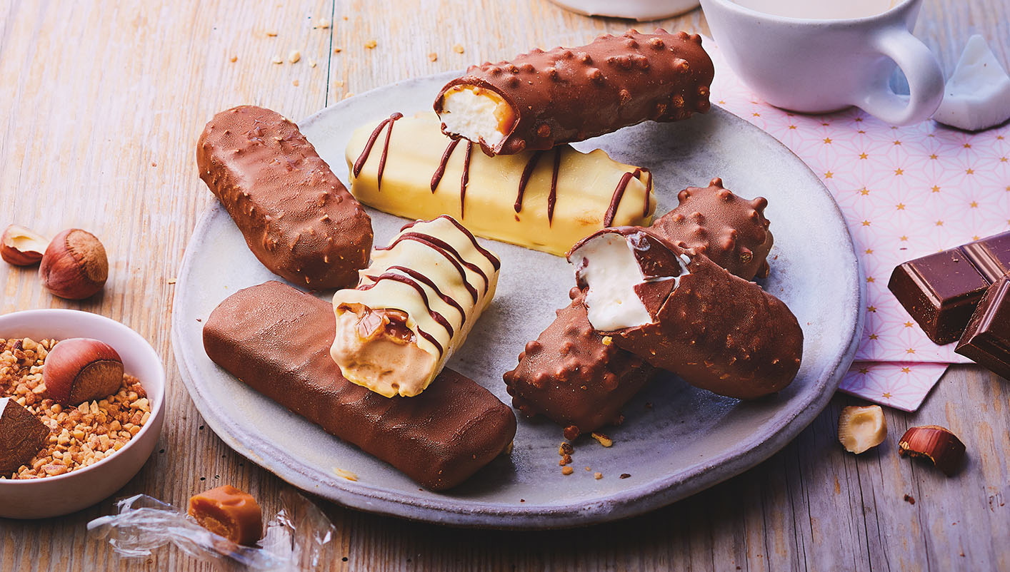 5 Barres glacées caramel