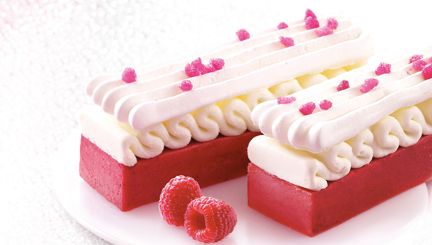 2 Vacherins framboise vanillée