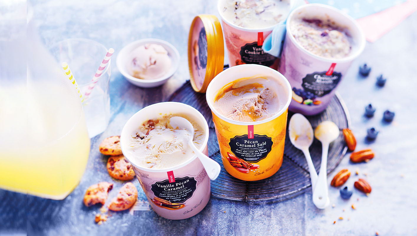 Pot Crème Glacée Vanille Pécan Caramel