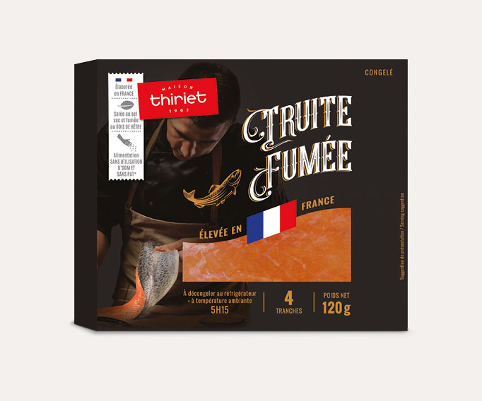 Truite fumée de France
