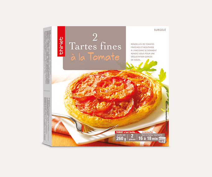 2 Tartes fines à la tomate