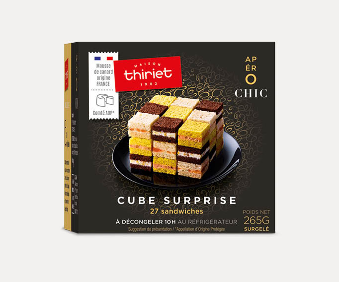 Cube surprise™ 27 sandwichs