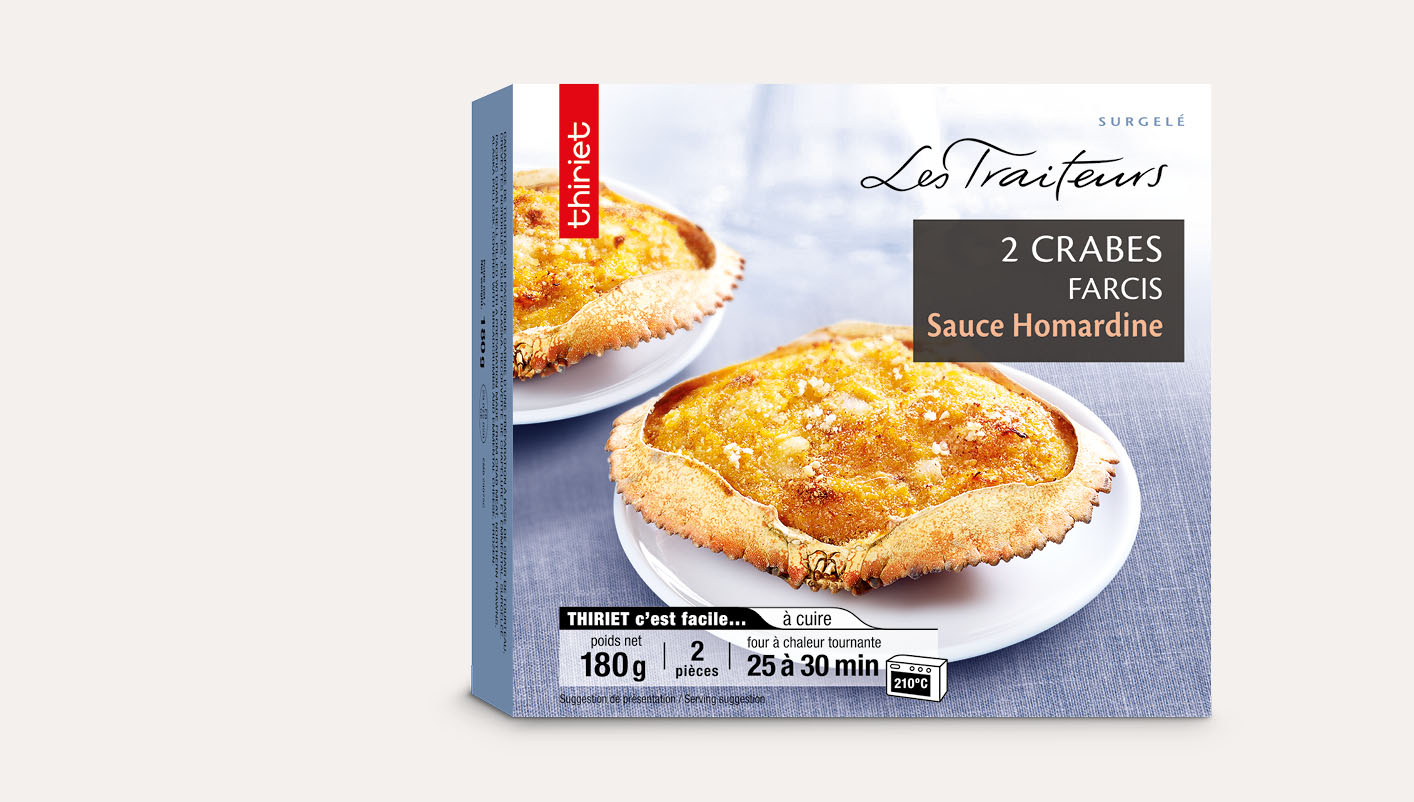 2 Crabes farcis, sauce homardine