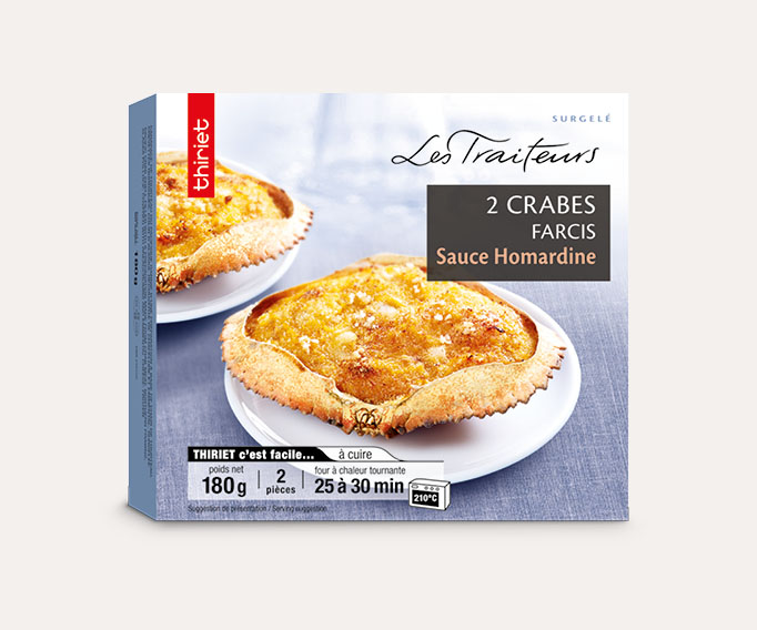 2 Crabes farcis, sauce homardine