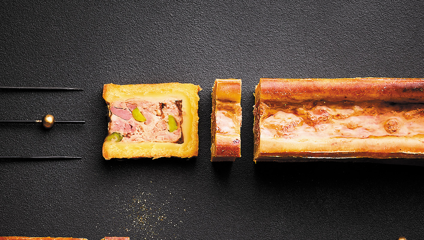 Mini pâté en croûte canard pistache