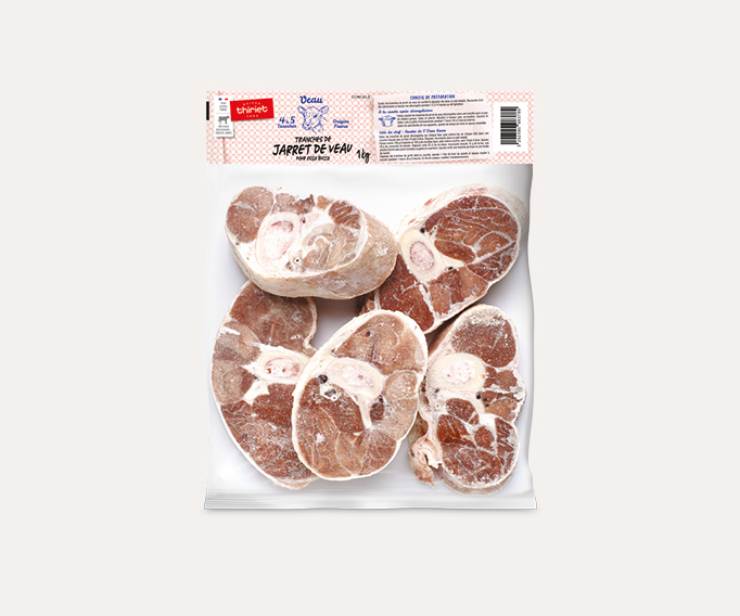 Tranches de jarret de veau pour osso bucco