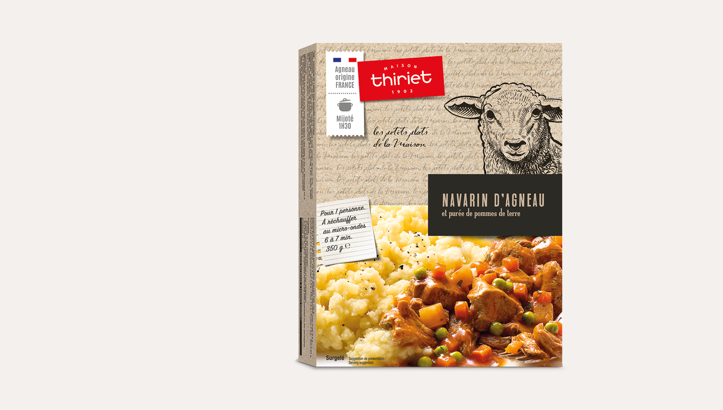 Navarin d'agneau et purée de pommes de terre