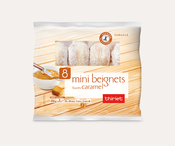 8 Mini beignets fourrés caramel