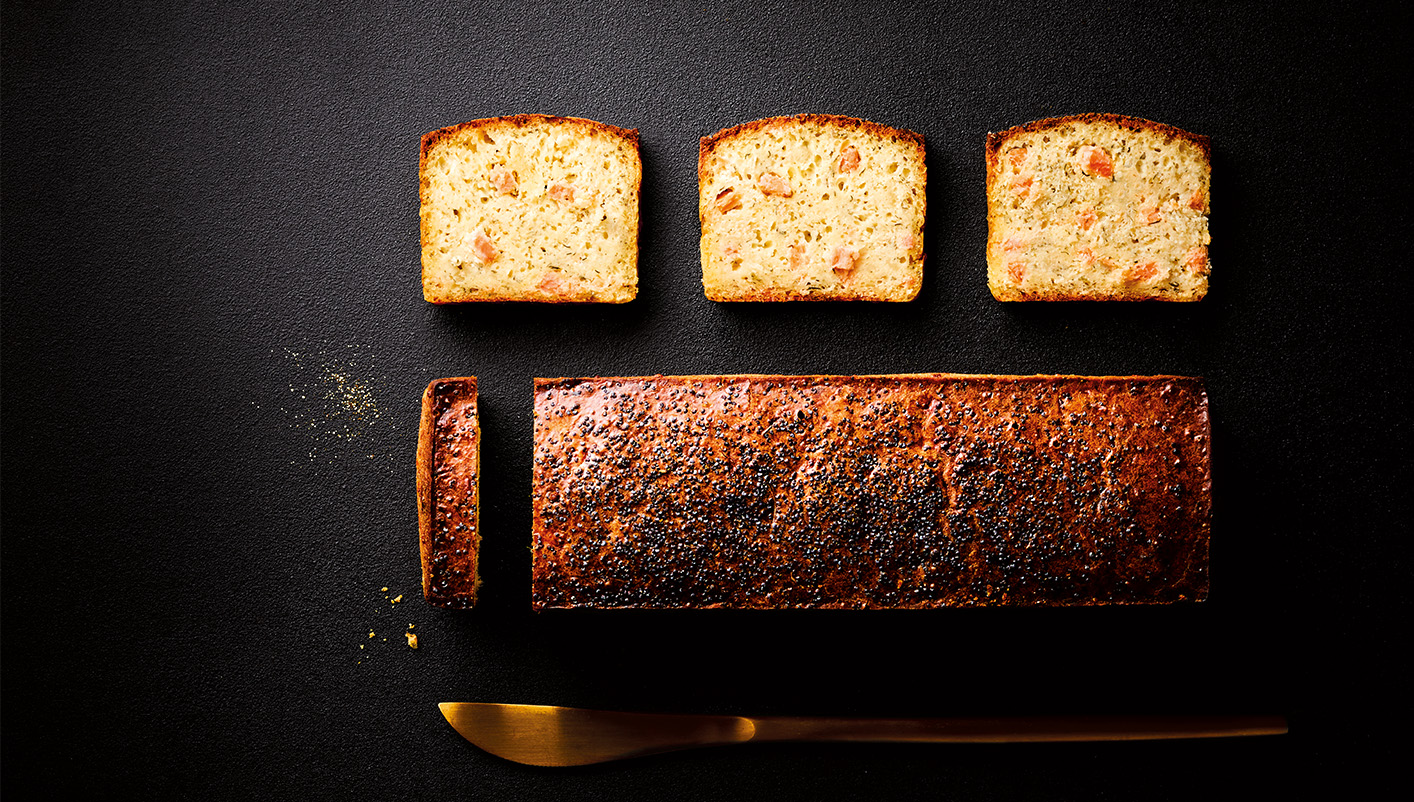 Cake apéritif au saumon fumé