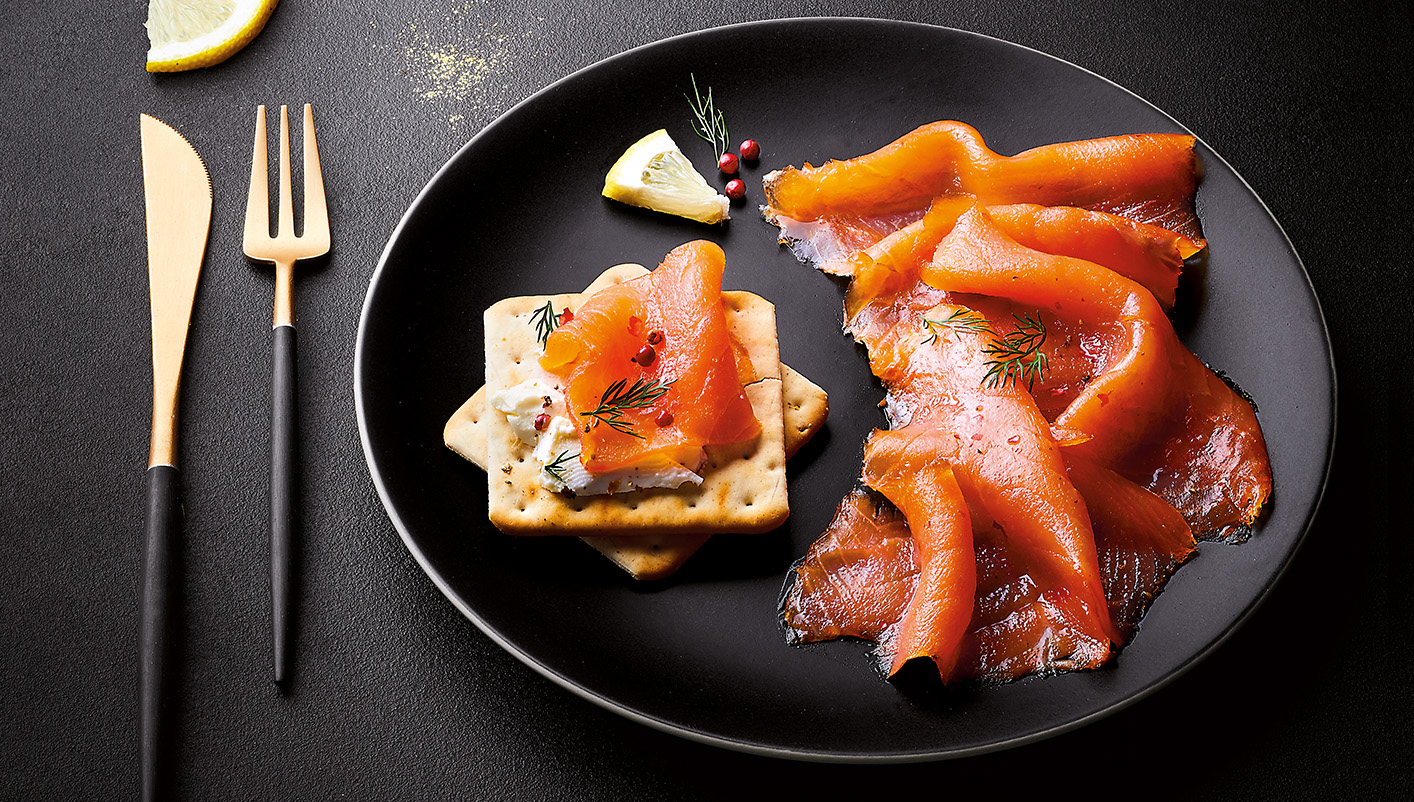 Truite fumée de France