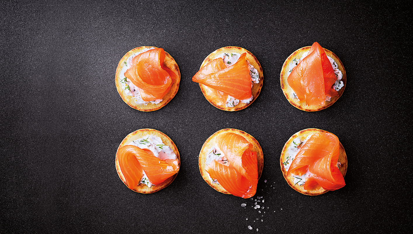 Mini tranches de saumon Atlantique fumé - Norvège