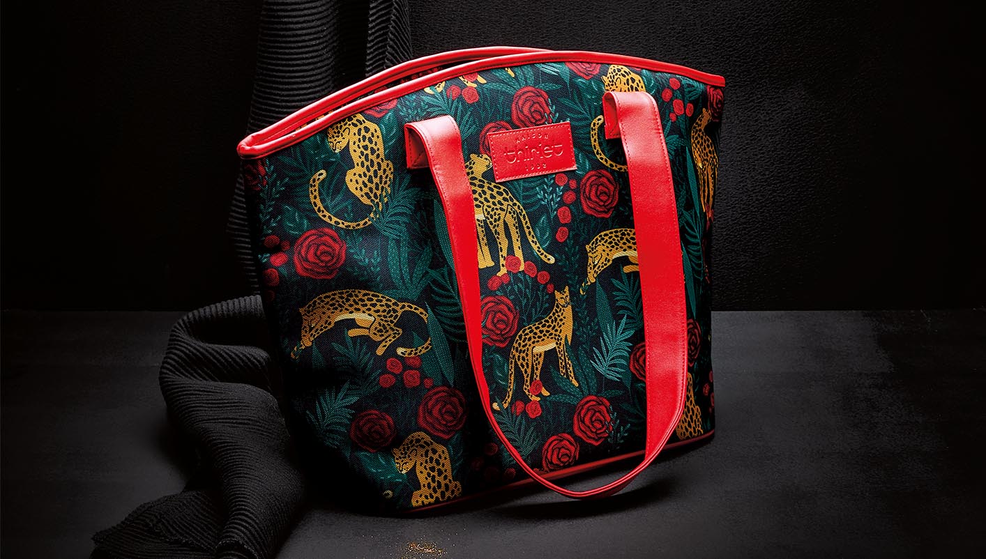 Sac shopping panthère isotherme